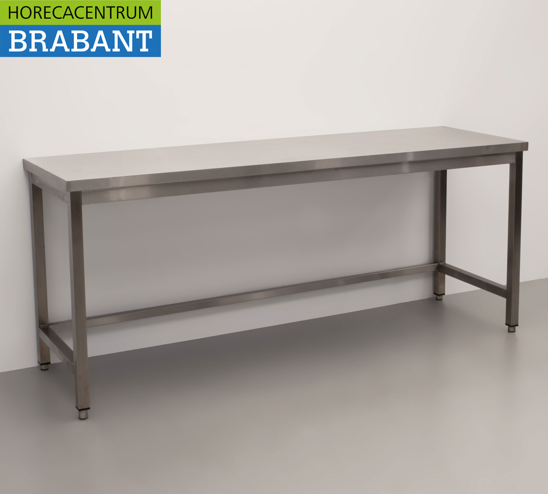 Edelstahl-Arbeitstisch Premium-line 200 x 60 x 85 cm Catering – Bild 3