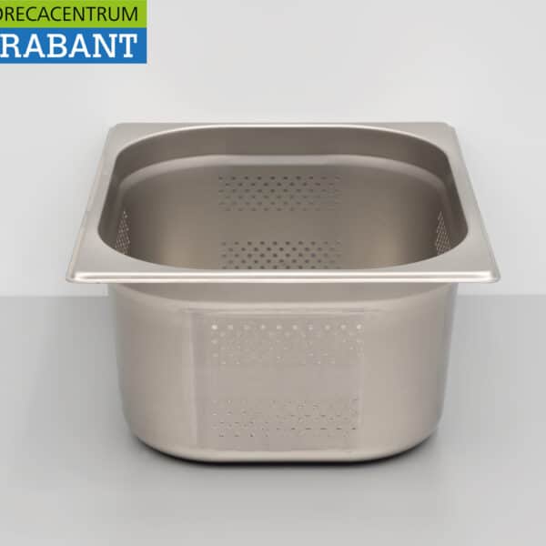 HCB Edelstahl, perforierte Gastronorm-Schale, GN-Schale 1/2, Tiefe 150 mm, Gastronomie