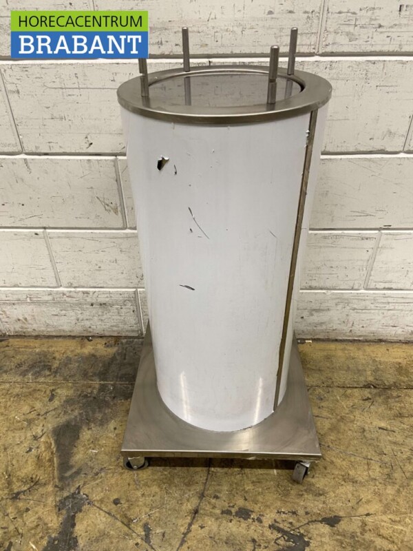 Lowerator Plattenwagen aus Edelstahl Max. Durchmesser 26 cm Horeca