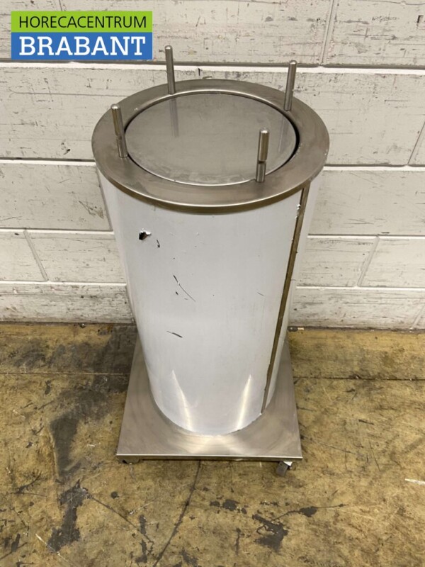 Lowerator Plattenwagen aus Edelstahl Max. Durchmesser 26 cm Horeca – Bild 2
