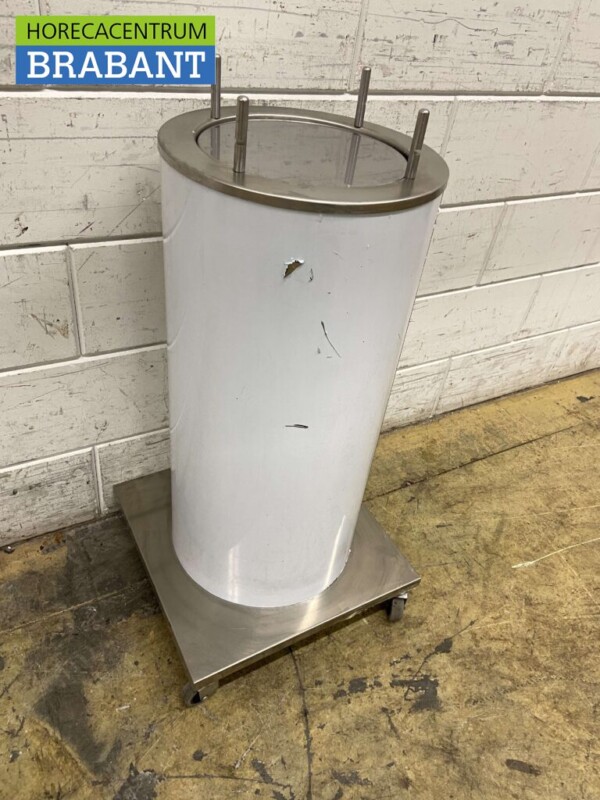 Lowerator Plattenwagen aus Edelstahl Max. Durchmesser 26 cm Horeca – Bild 3
