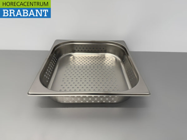 Gelochtes Gastronormtablett aus Edelstahl GN Tablett 2/3 GN Tiefe 100 mm Horeca