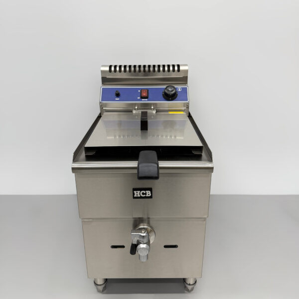 HCB Edelstahl Friteuse 14 Liter PROPAAN GAS Catering