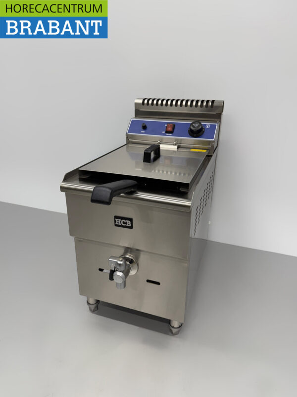 HCB Edelstahl Friteuse 14 Liter PROPAAN GAS Catering – Bild 2