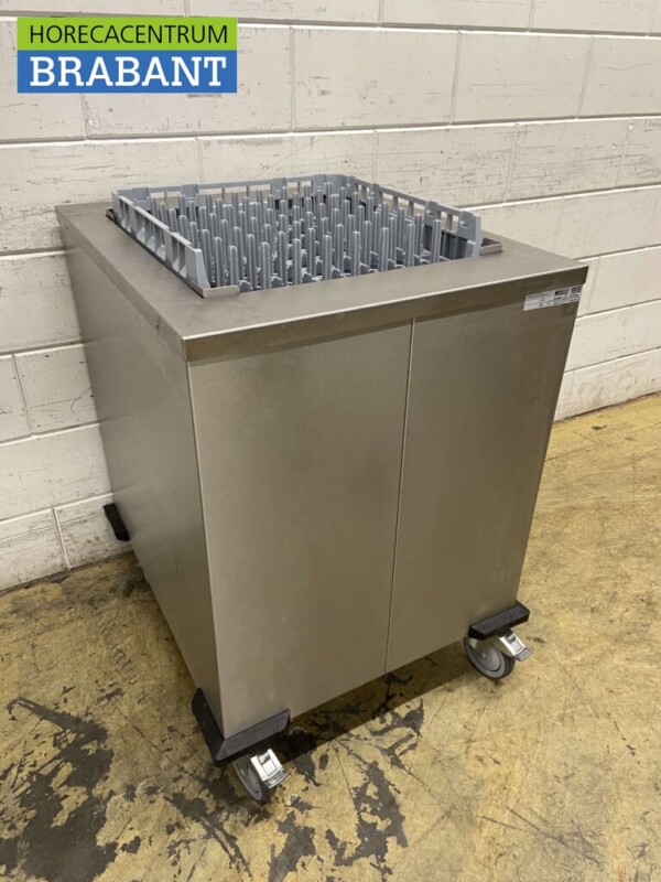 Edelstahl Mobile Waskrattenwagen Waskrattendispenser 50 x 50 cm 230V Horeca – Bild 4