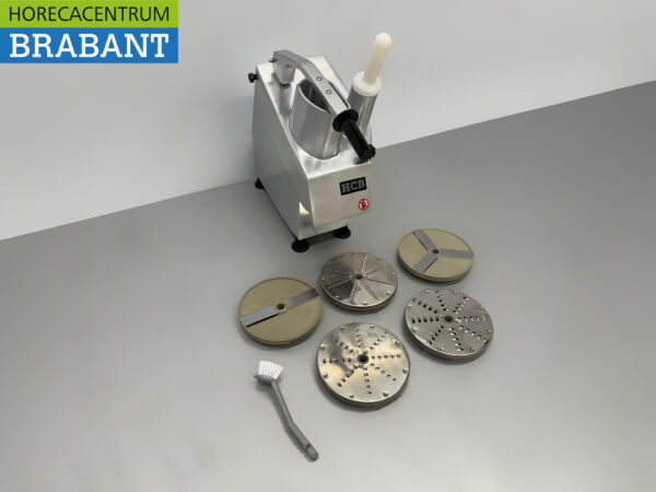 HCB Gemüseschneider mit 2 Schneidscheiben und 3 Reiben 230V Horeca – Bild 3