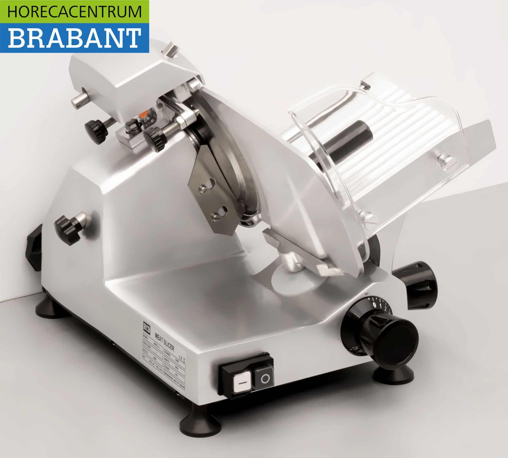 HCB Fleischschneidemaschine 195 mm Schneidemaschine 230V Catering Metzgerei – Bild 3