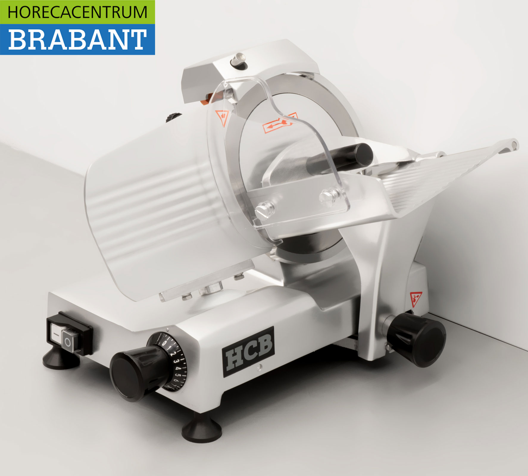 HCB Fleischschneidemaschine 195 mm Schneidemaschine 230V Catering Metzgerei – Bild 4