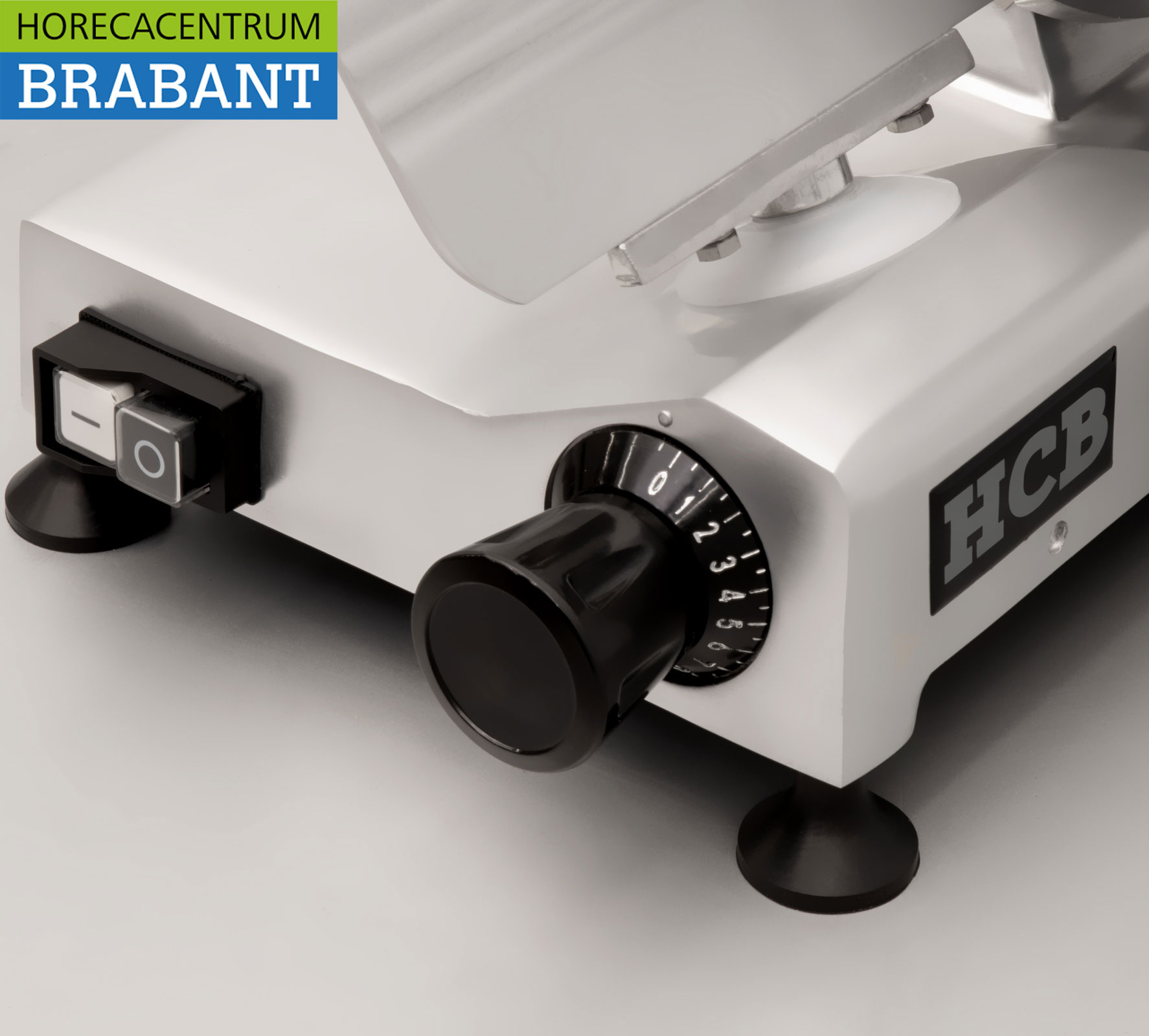 HCB Fleischschneidemaschine 195 mm Schneidemaschine 230V Catering Metzgerei – Bild 5