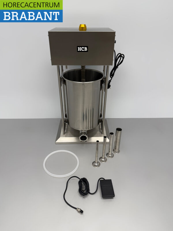 Edelstahl Elektrischer Füllkasten Wurstfüller 20 Liter 230V Metzgerei