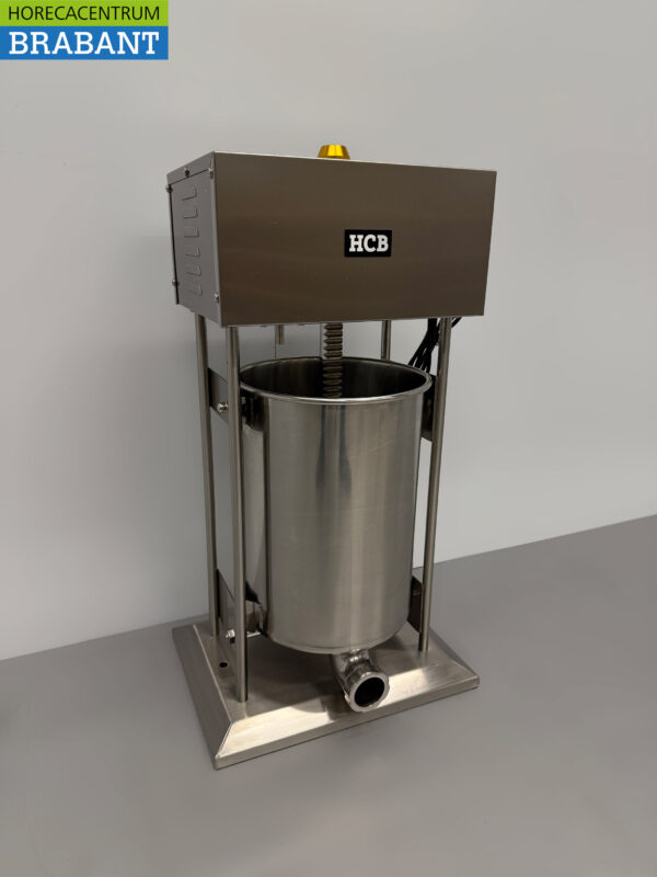 Edelstahl Elektrischer Füllkasten Wurstfüller 20 Liter 230V Metzgerei – Bild 4
