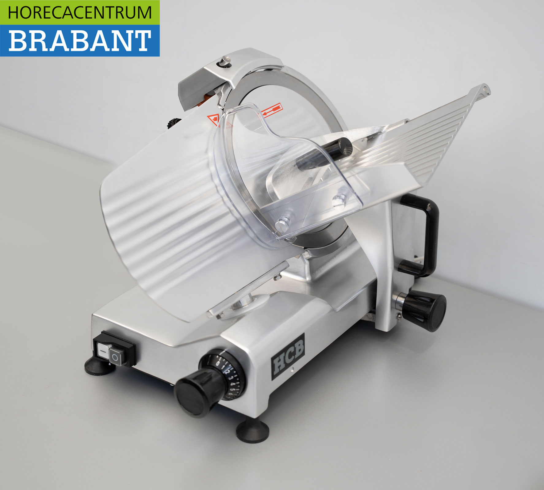 HCB Fleischschneidemaschine Schneidemaschine 250 mm 230V Catering Metzgerei – Bild 2
