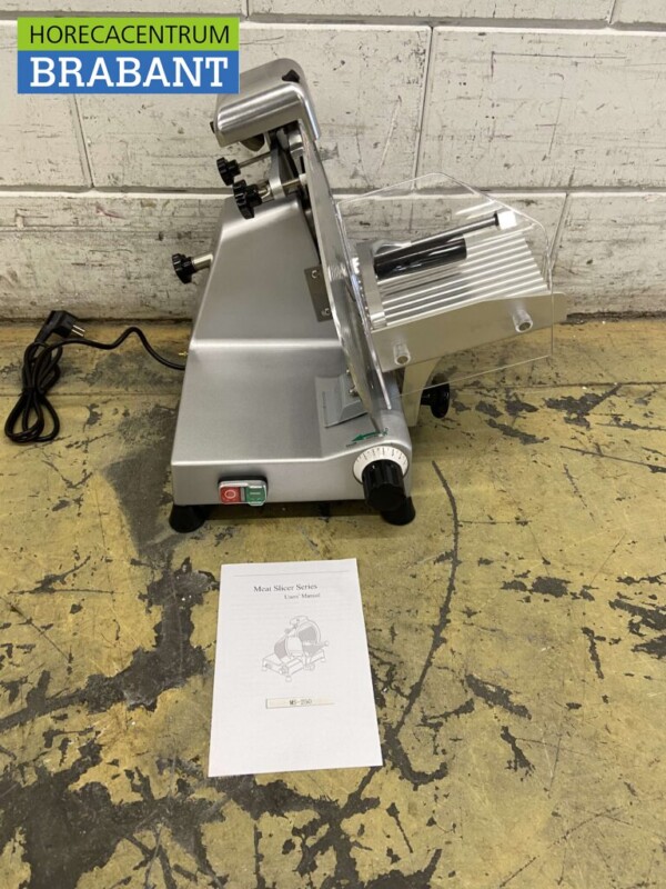 HCB Fleischschneidemaschine Schneidemaschine 250 mm 230V Catering Metzgerei – Bild 2