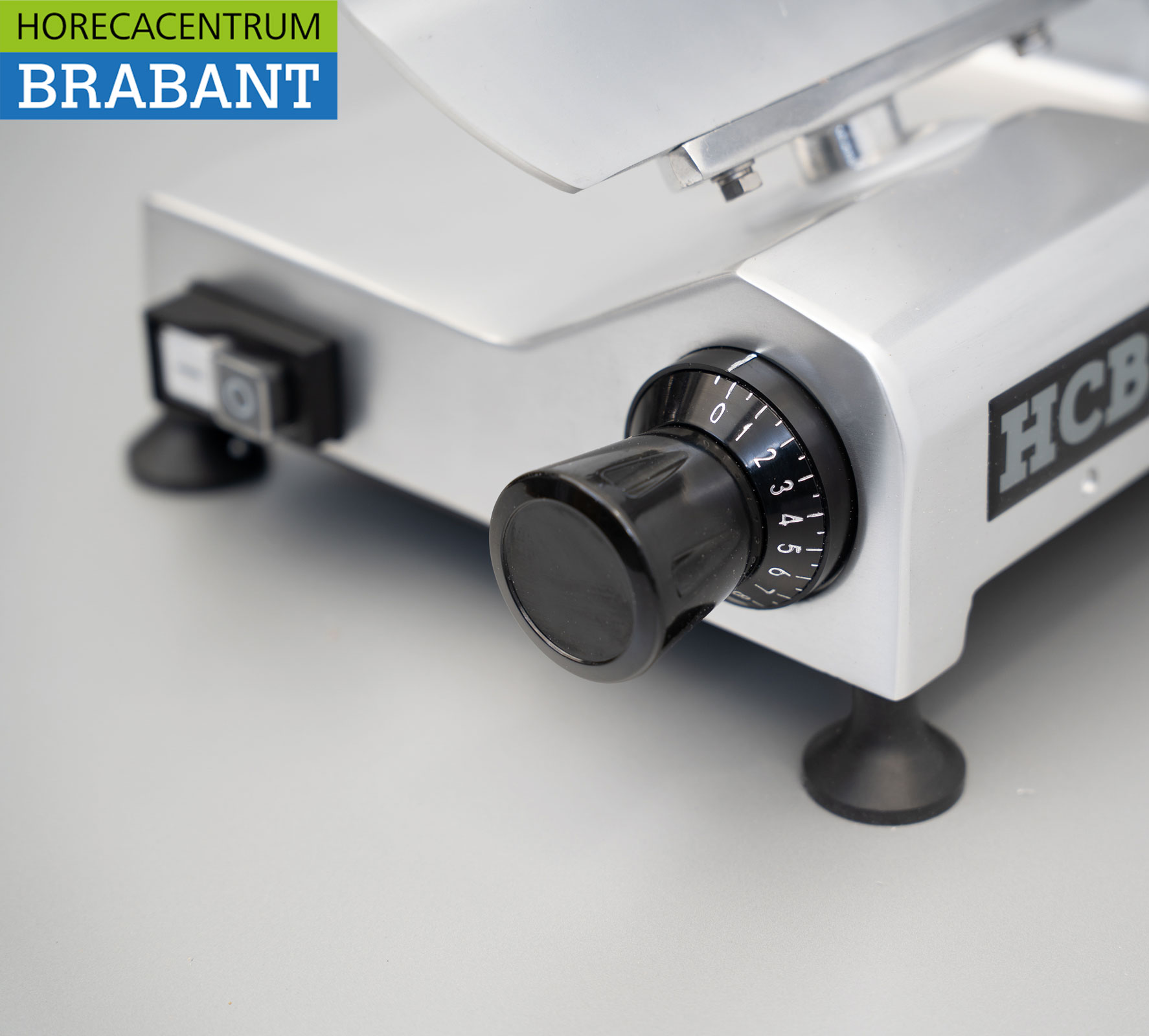 HCB Fleischschneidemaschine Schneidemaschine 250 mm 230V Catering Metzgerei – Bild 6