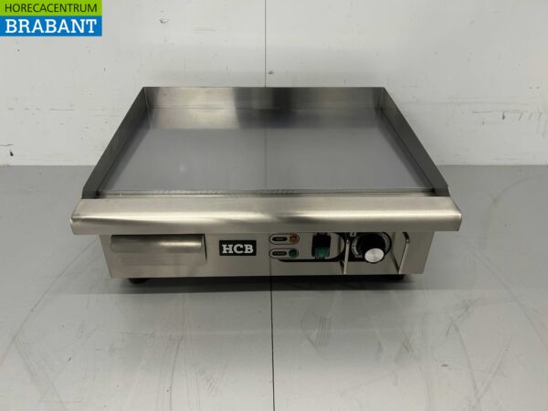 Edelstahl HCB Spiegel Griddle Chrom Grillplatte Griddle 55 cm 230V Horeca