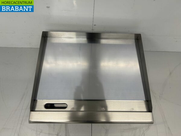 Edelstahl HCB Spiegel Griddle Chrom Grillplatte Griddle 55 cm 230V Horeca – Bild 4
