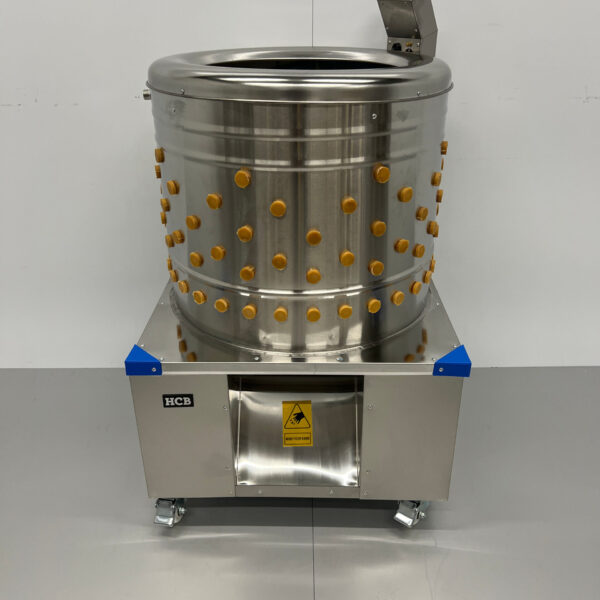 HCB Edelstahl Mobile Geflügelsammelmaschine 300 Stück/Stunde 230V Horeca