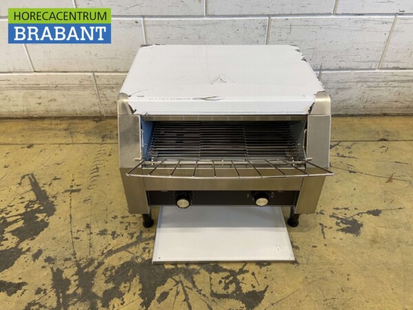 Edelstahl Durchlauftoaster Brotröster Durchlaufofen 450 230V Horeca