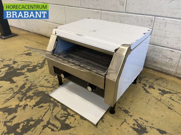Edelstahl Durchlauftoaster Brotröster Durchlaufofen 450 230V Horeca – Bild 3