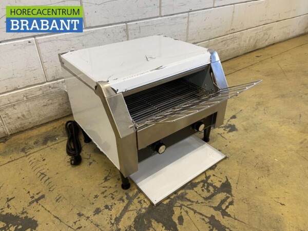 Edelstahl Durchlauftoaster Brotröster Durchlaufofen 450 230V Horeca – Bild 4
