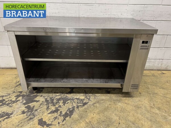 Edelstahl Arbeitsschrank Schrank Arbeitstisch 139 cm Catering