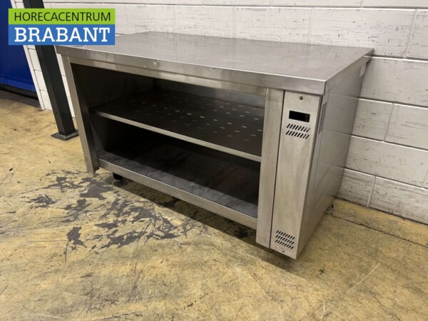 Edelstahl Arbeitsschrank Schrank Arbeitstisch 139 cm Catering – Bild 2