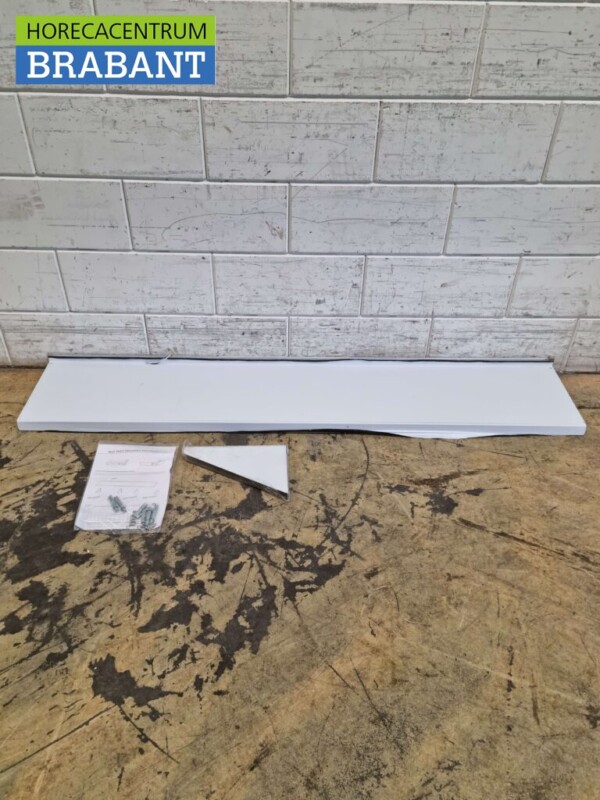 Wandregal aus Edelstahl 160 x 30 cm Horeca