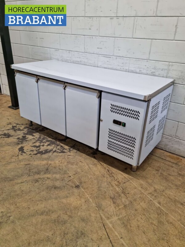 Edelstahl HCB Gekühlte Werkbank 3 Türen 179,5 cm 230V Horeca – Bild 2
