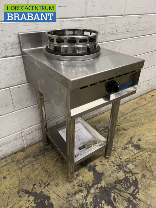 Edelstahl Nayati NGER 4-60 Wok Tisch-Wokkocher 1 Brenner 47,5 cm GAS Erdgas Catering – Bild 3