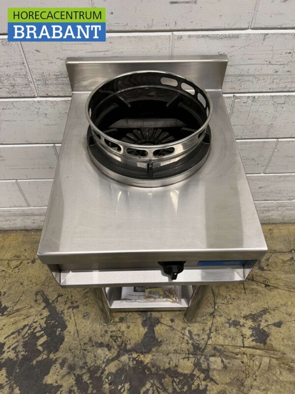 Edelstahl Nayati NGER 4-60 Wok Tisch-Wokkocher 1 Brenner 47,5 cm GAS Erdgas Catering – Bild 4