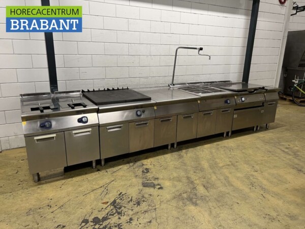 Edelstahl Electrolux Backstraße Doppelfritteuse Bain marie Fritteuse 440 cm GAS Catering