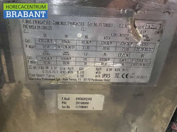 Edelstahl Electrolux Backstraße Doppelfritteuse Bain marie Fritteuse 440 cm GAS Catering – Bild 15