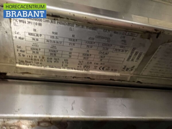 Edelstahl Electrolux Backstraße Doppelfritteuse Bain marie Fritteuse 440 cm GAS Catering – Bild 17