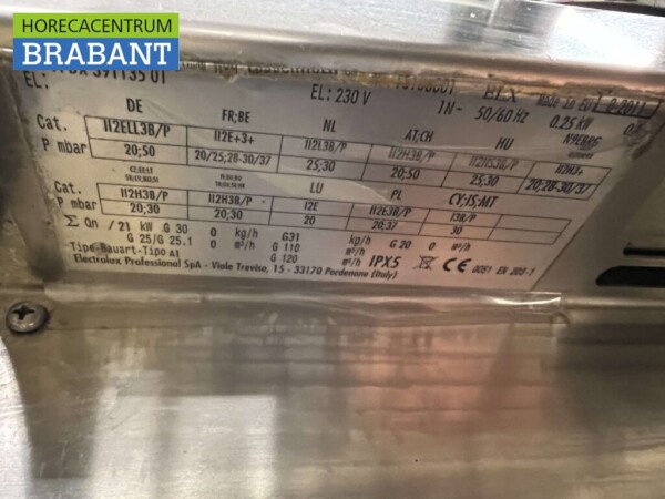 Edelstahl Electrolux Backstraße Doppelfritteuse Bain marie Fritteuse 440 cm GAS Catering – Bild 18