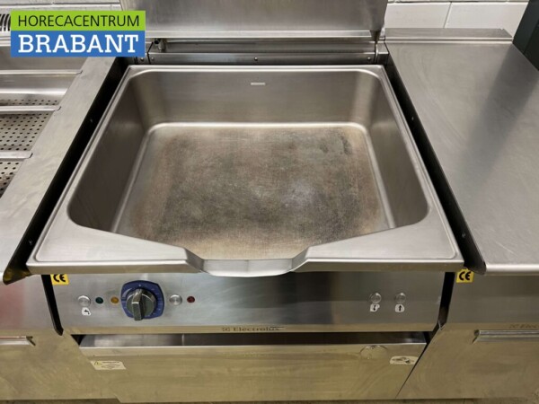 Edelstahl Electrolux Backstraße Doppelfritteuse Bain marie Fritteuse 440 cm GAS Catering – Bild 5