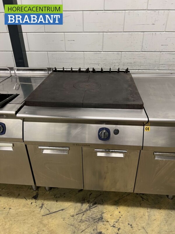 Edelstahl Electrolux Backstraße Doppelfritteuse Bain marie Fritteuse 440 cm GAS Catering – Bild 9
