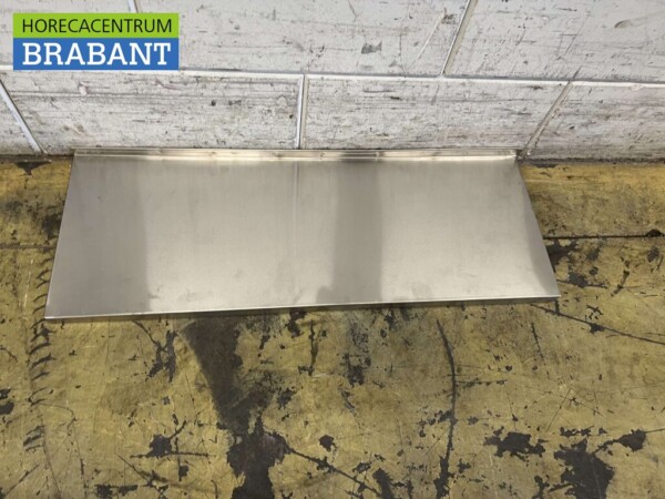 Wandregal aus Edelstahl 80 x 30 cm Horeca – Bild 2