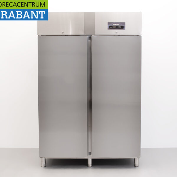 Edelstahl Coreco Premium Doppeltüriger 2-türiger Kühlschrank 1404 Liter 230V Horeca
