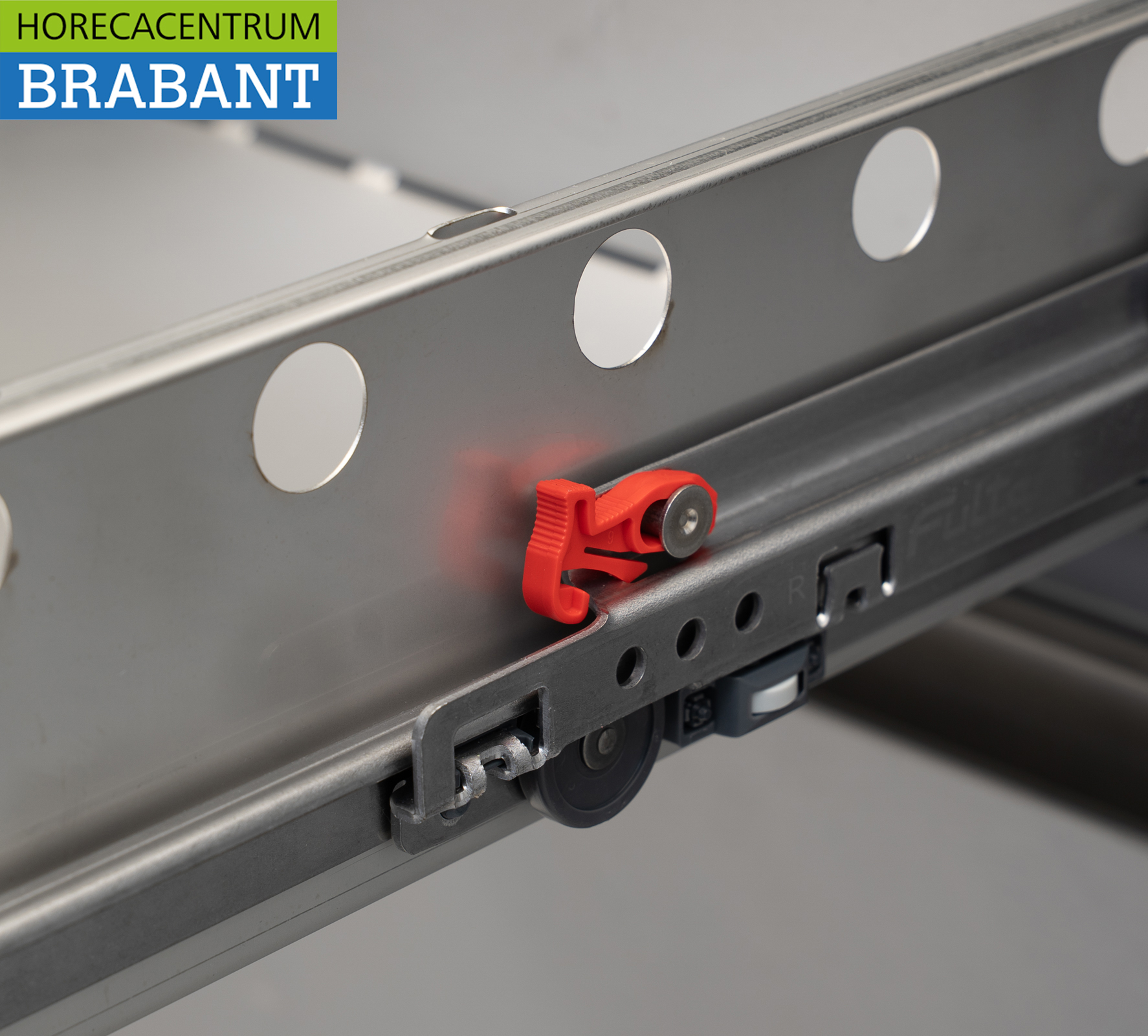 Edelstahl Coreco Premium gekühlte Werkbank 6 Schubladen 1/1 Gastronorm 179,5 cm Catering – Bild 5