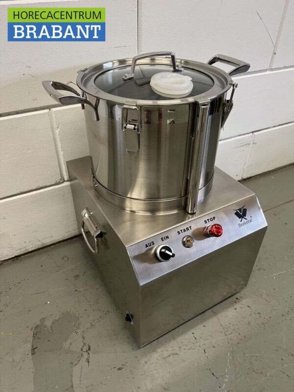 Edelstahlschneider Gemüseschneider 10 Liter 230V Horeca – Bild 2