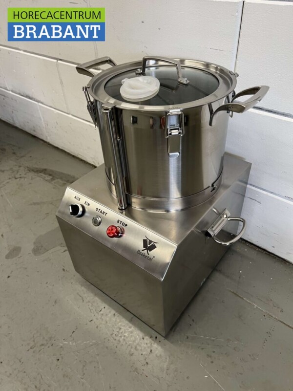 Edelstahlschneider Gemüseschneider 10 Liter 230V Horeca – Bild 3