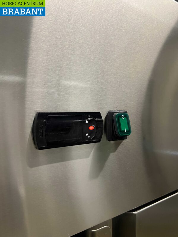 Edelstahl Doppeltüriger 2-türiger Gefrierschrank Monoblock 1350 Liter 230V Horeca – Bild 4