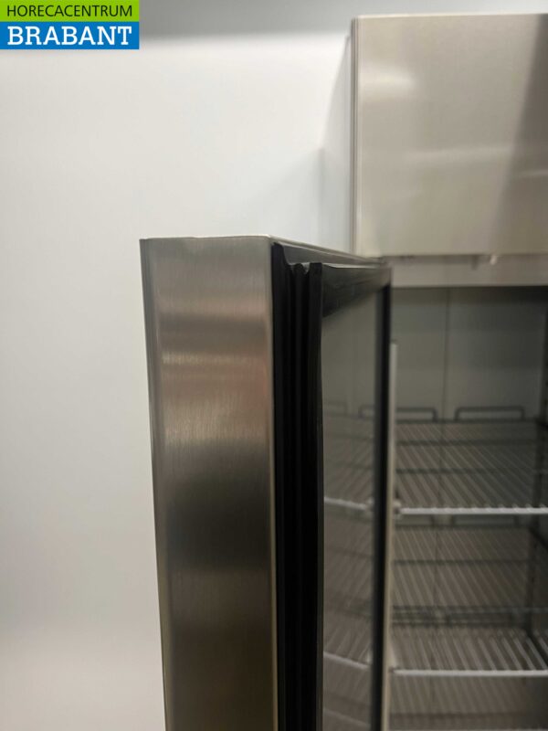Edelstahl Doppeltüriger 2-türiger Gefrierschrank Monoblock 1350 Liter 230V Horeca – Bild 6