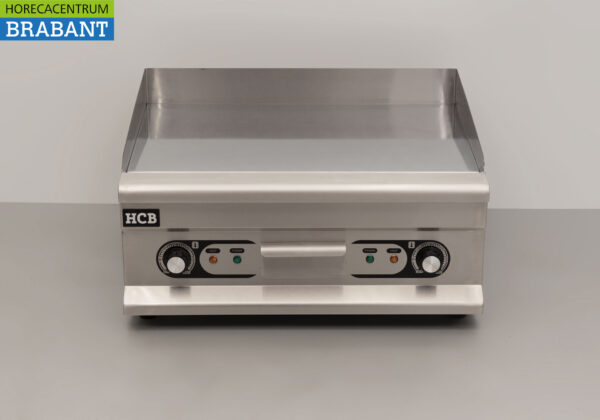 Edelstahl-Spiegelgrillplatte Griddle Chrom Griddle 60 cm 400V Horeca