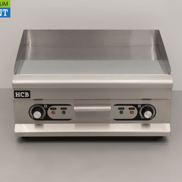 Edelstahl-Spiegelgrillplatte Griddle Chrom Griddle 60 cm 400V Horeca