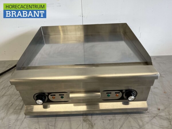 Edelstahl-Spiegelgrillplatte Griddle Chrom Griddle 60 cm 400V Horeca