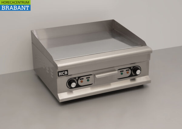 Edelstahl-Spiegelgrillplatte Griddle Chrom Griddle 60 cm 400V Horeca – Bild 3