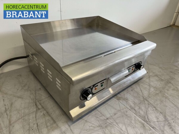 Edelstahl-Spiegelgrillplatte Griddle Chrom Griddle 60 cm 400V Horeca – Bild 3