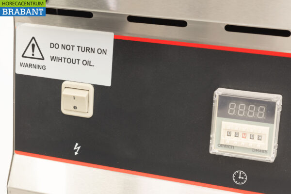 HCB Edelstahl Friteuse 30 Liter 10 kW 400V Horeca – Bild 6