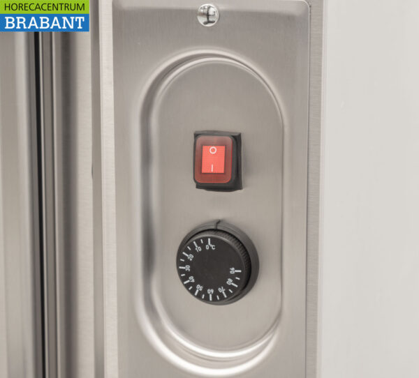 HCB Plattenwärmeschrank aus Edelstahl 2 Schiebetüren Premium-line 160 cm Horeca – Bild 5